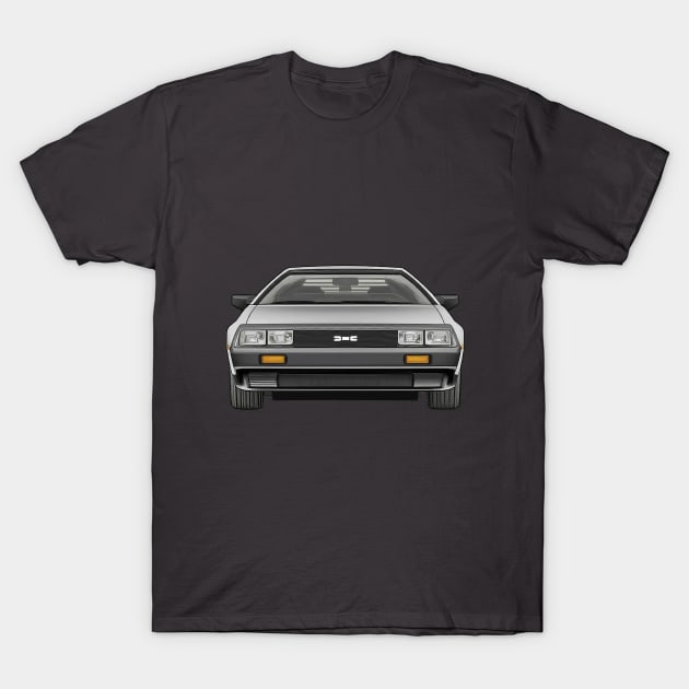 1981 DMC Delorean T-Shirt by VintageCarsShop